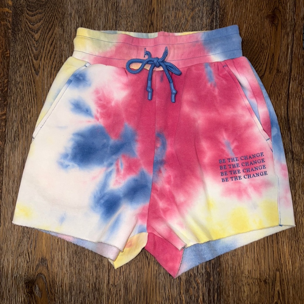 Vitality Tie-Dye “Be The Change” Shorts